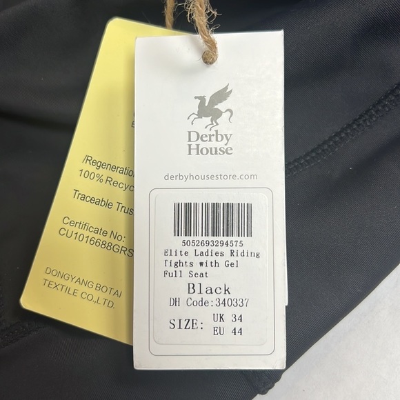 Derby House Elite Gel Full Seat II Womens Riding Tights - Picture 8 of 11